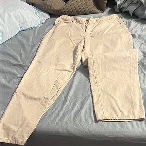 Lauren Ralph Lauren Cream Women Jeans